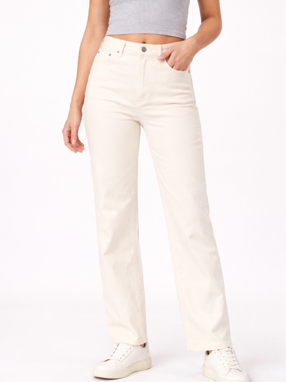 GAP Straight Leg Jeans - Cream
